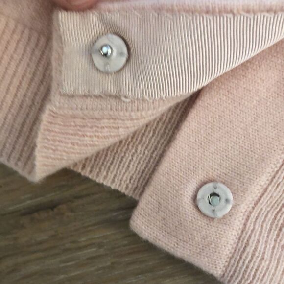 COPY - Crewcuts Cashmere Pink Tiffany Style Cardigan with Rhinestones, Girls 14 - Picture 3 of 4